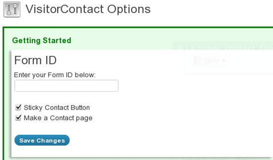 Visitor Contact Forms