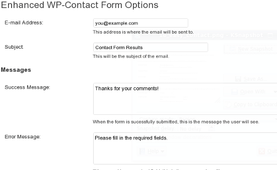 Enhanced WP Contact Form