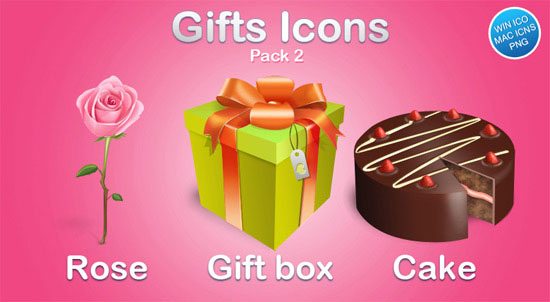 Gifts icons pack 2