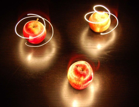 Apples in a Spotlight