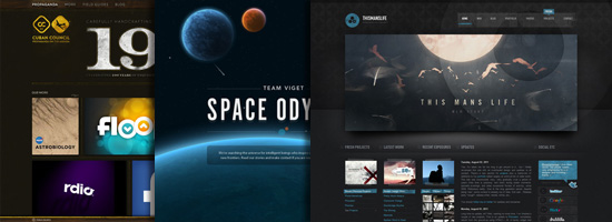 30 Beautiful Dark-themed Web Designs for Inspiration