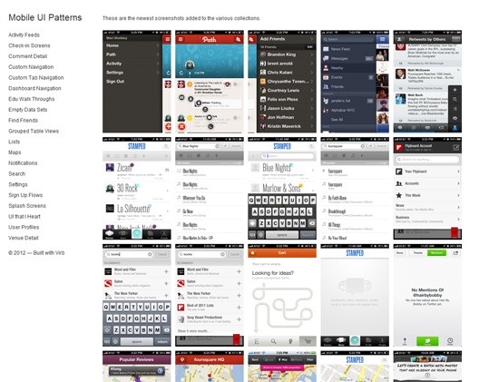 Mobile UI Patterns