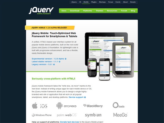 jQuery Mobile