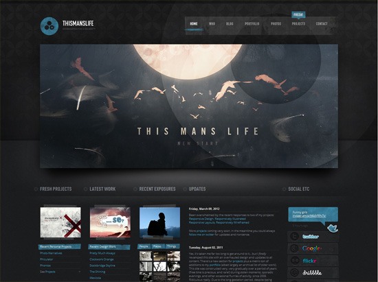 30 Beautiful Textured Website Designs for Inspiration - WebFX