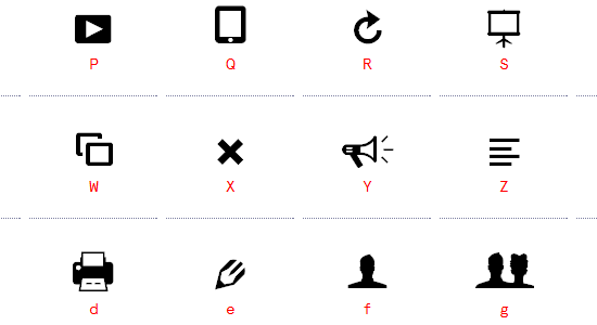 Modern Pictograms