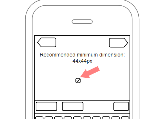 0285 03 minimum tappable area