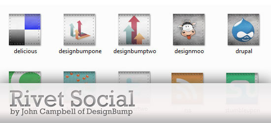 Free Set of Social Media Icons - Rivet Social