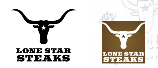 Preview of Silhouette Logo for a Steak House Restaurant in Adobe Illustrator tutorial.