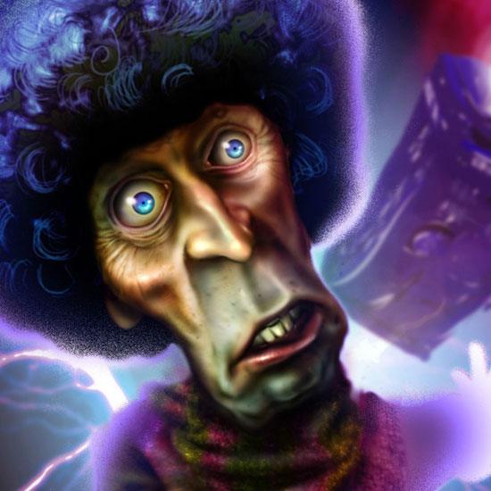 Tom Baker by Lee Davies