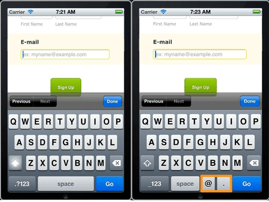 0345 04 html5 input type email