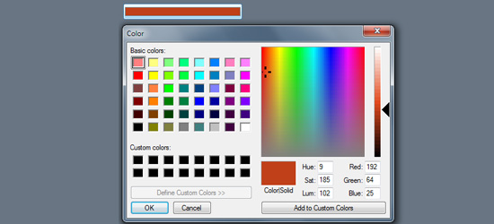 color