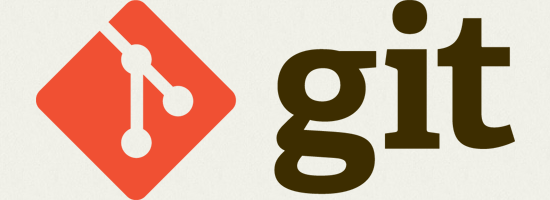 Git version control system logo with stylized network graph icon next to the word 'git'.