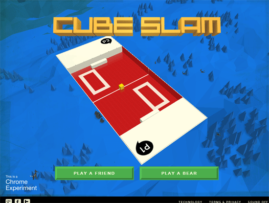 Google's Cubeslam - a demo of WebRTC