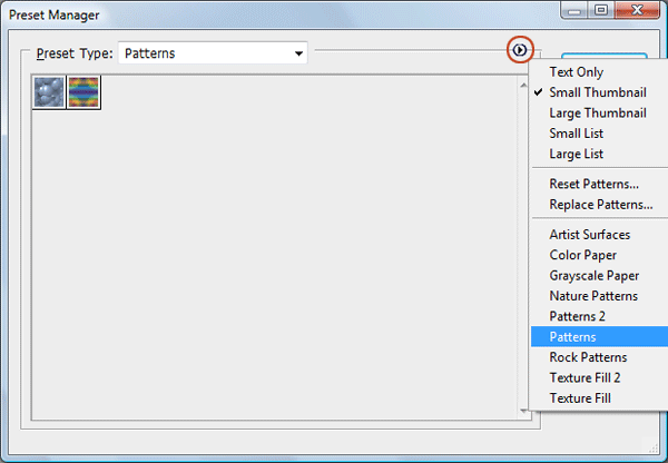 03 preset manager load pattern