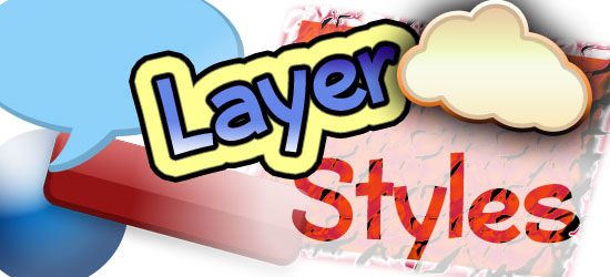 Layer Styles in Photoshop - screen shot.