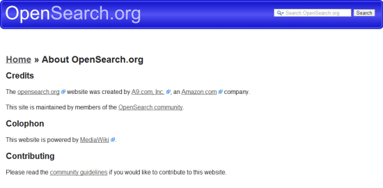 This is how the OpenSearch file interacts with your site through the browser.