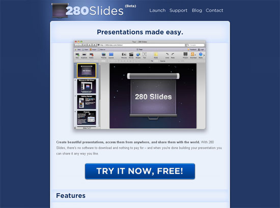 280 Slides - screen shot.