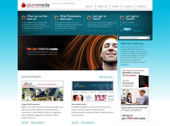 PLUMSMEDIA - screen shot.