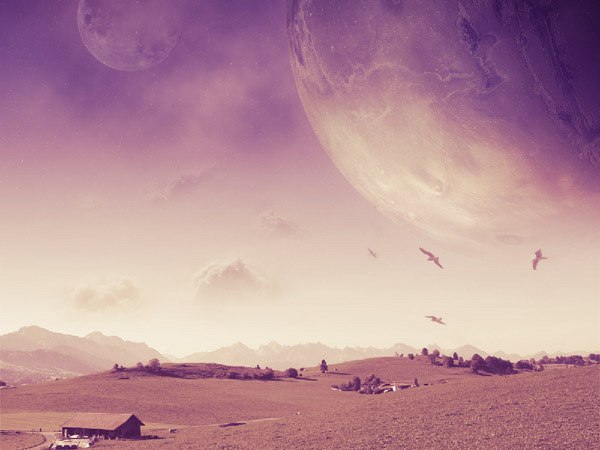 Create a Realistic Space Landscape Photo Manipulation