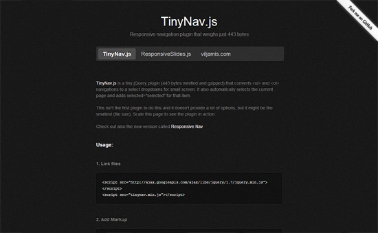 TinyNav.js