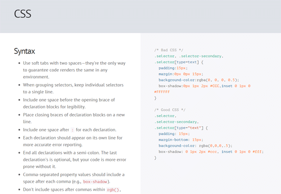 Bootstrap CSS Code Guide