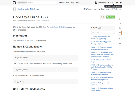 ThinkUp's CSS Code Style Guide