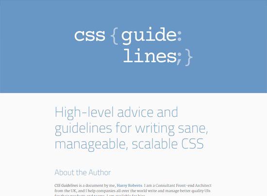 CSS Guidelines