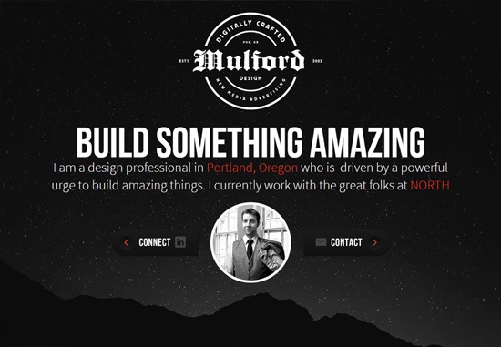 Dark web design: Ryan Mulford