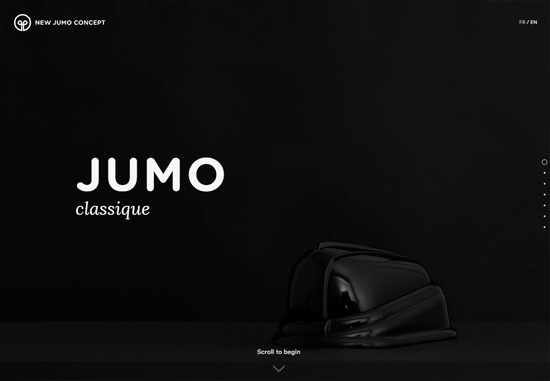 Dark web design: JUMO