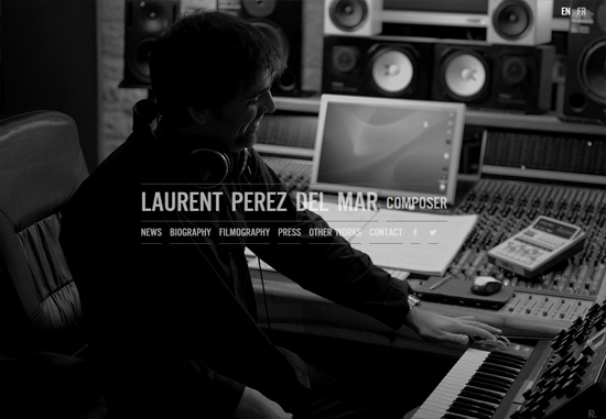 Dark web design: Laurent Perez Del Mar