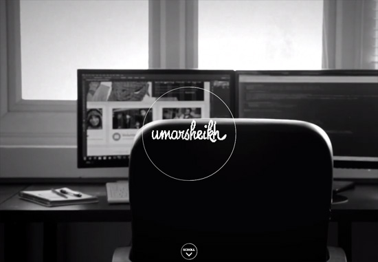 Dark web design: Umar Sheikh