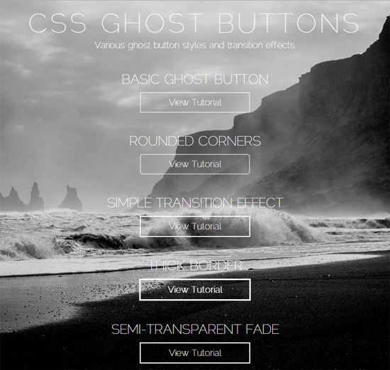 Ghost Buttons Demo