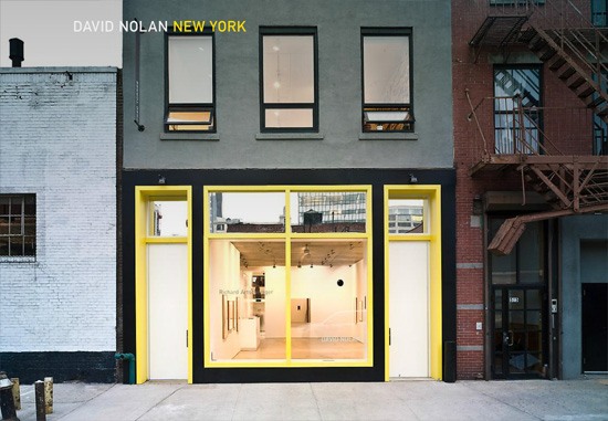 Example of a full-screen background image: David Nolan Gallery