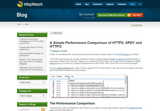 HttpWatch Blog