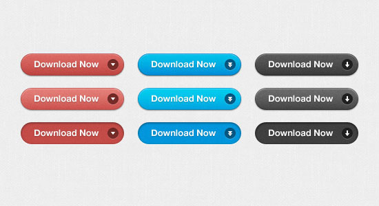 04 simple download buttons psd