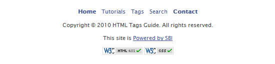 Nothing says: "I want approval" like these well-known badges of honour from the W3C.