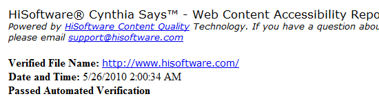 Cynthia "says" your site meets WCAG guidelines, but it's often missing several points!