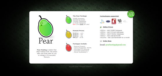 Pear Hosting