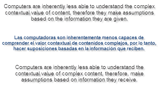 See how the same sentence has been wrongly translated?

<p class='content-break'></p>
<p> It’s not uncommon!” \/><span class=