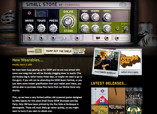 Small Stone Recordings - screen shot.