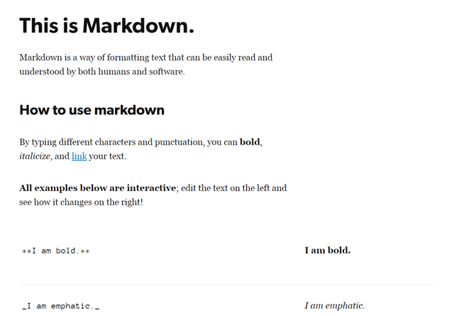 This is Markdown