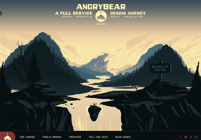 Portfolio website: Angry Bear