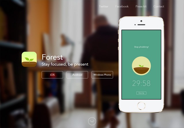 App Website: Forest