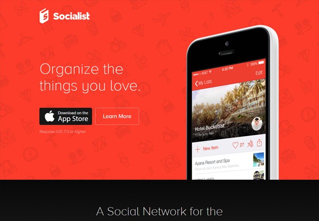 App Website: Socialist