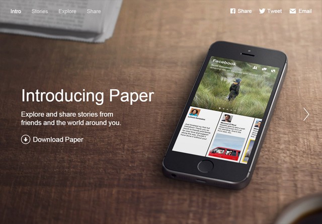 App Website: Paper