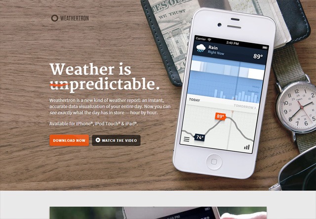 App Website: Weathertron