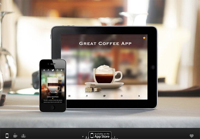 App Website: Great Coffee App