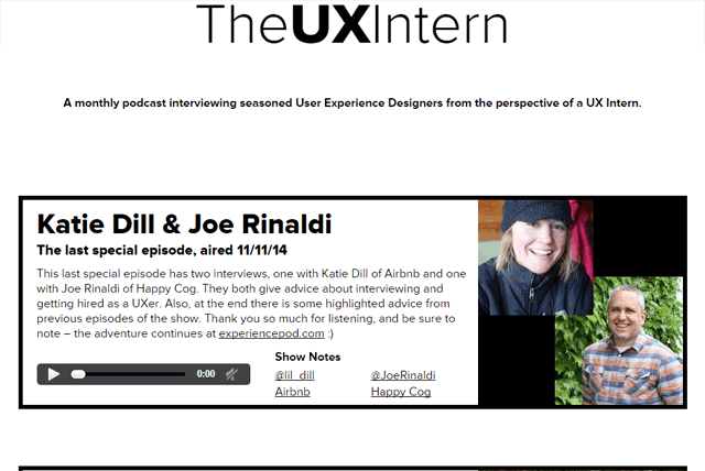 The UX Intern