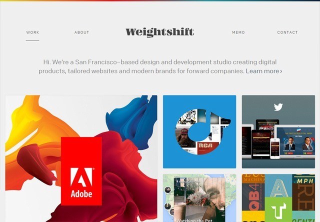 Design agency: Weightshift