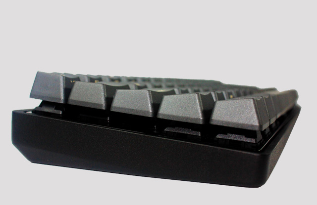 Side view of the Vortex POK3R keyboard